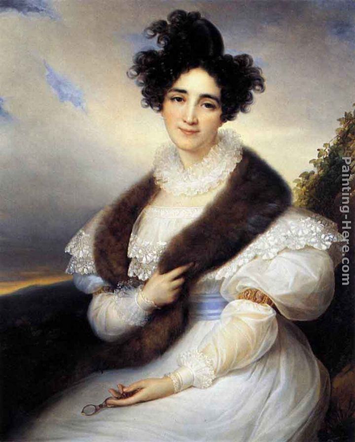 Francois-Joseph Kinsoen Portrait of Marie J. Lafont-Porcher